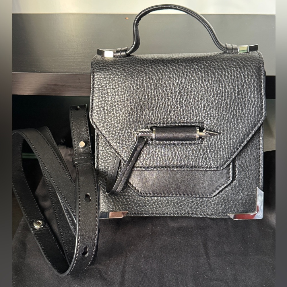 Mackage Pebble Rubie across body Black Leather Handbag